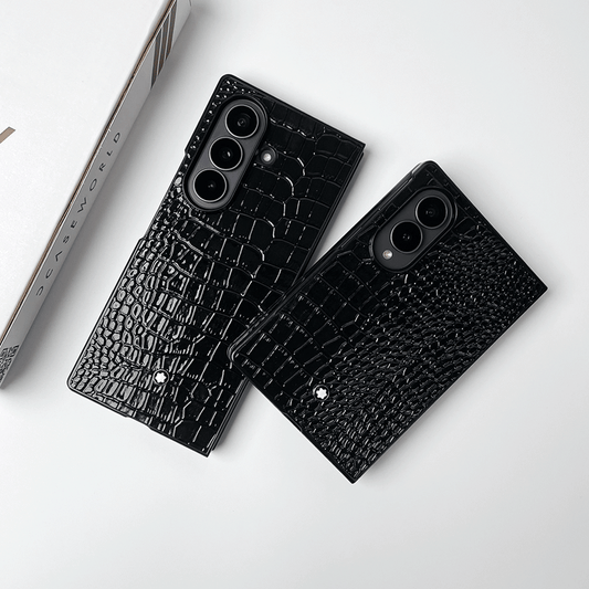 Luxury Croco Patent Leather Case