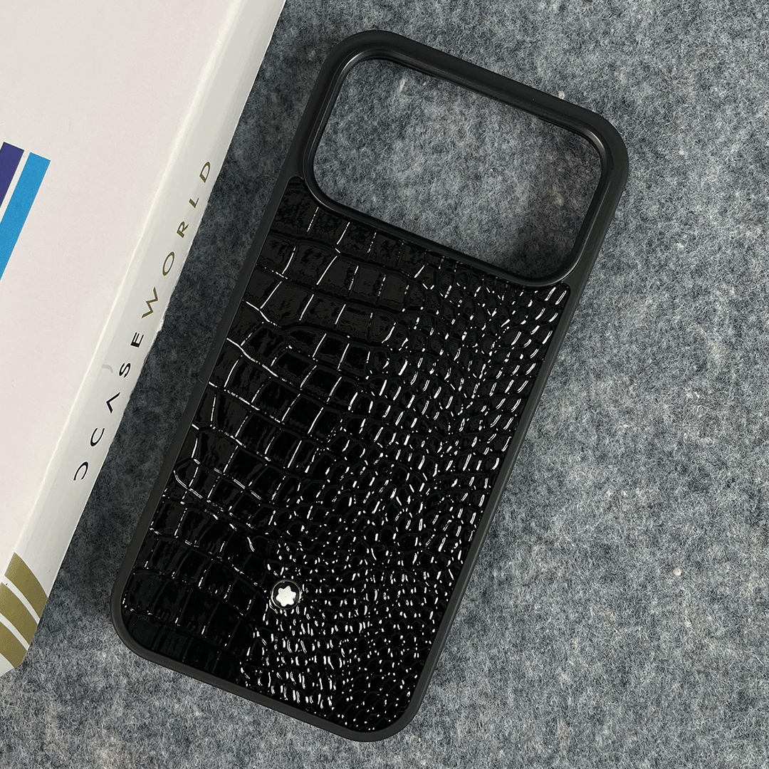 Luxury Croco Patent Leather Case