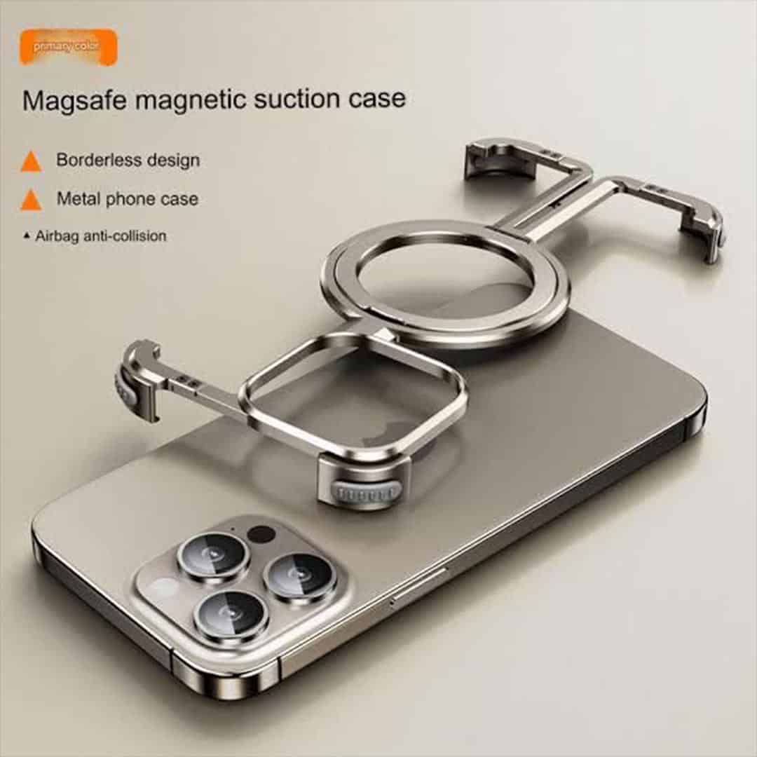 MagSafe Magnetic Suction BorderLess MetalCase