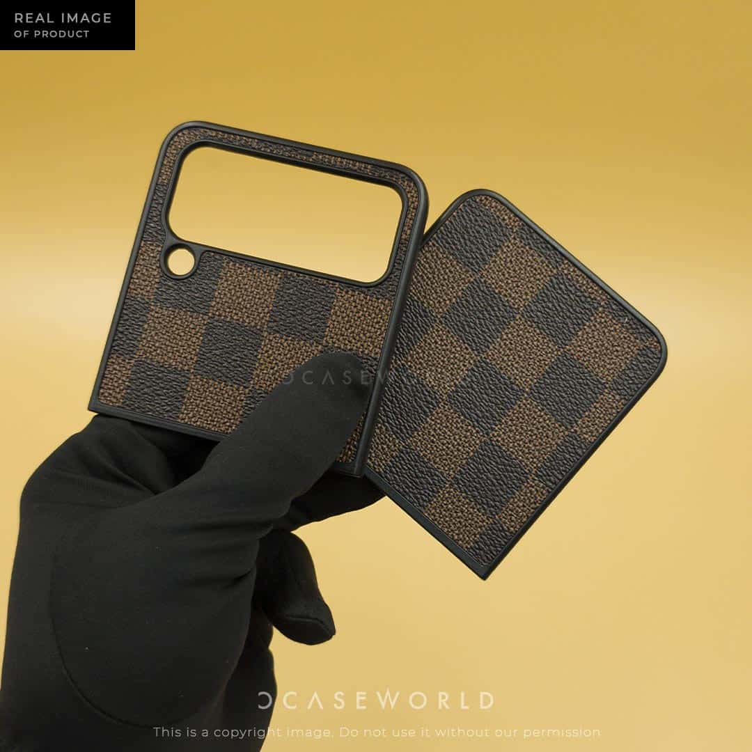 Check Pattern Luxury Case For Flip - 4