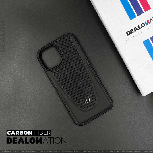 Mercedes Carbon Fibre Premium Leather Case