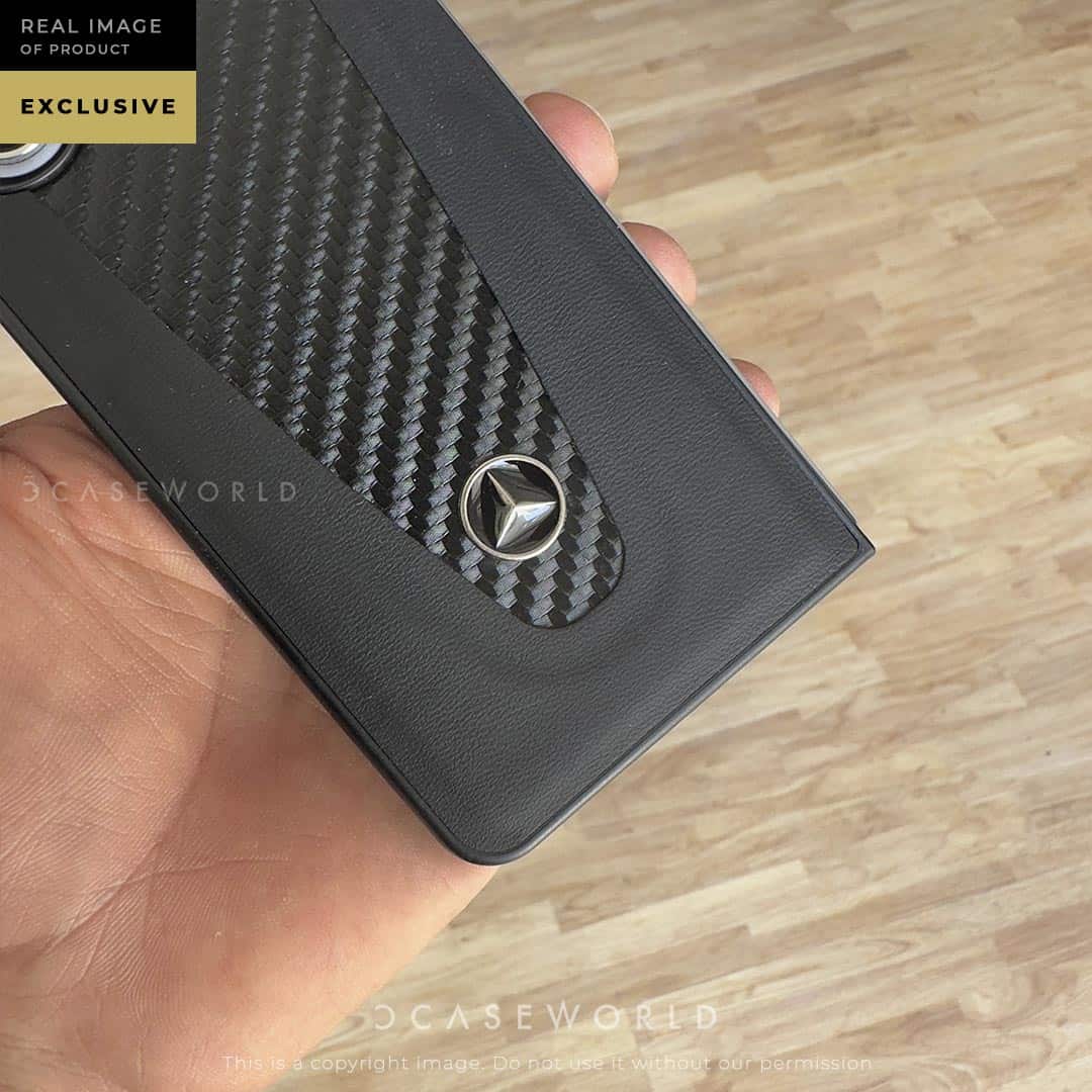 Merc Leather & Carbon Fibre Case