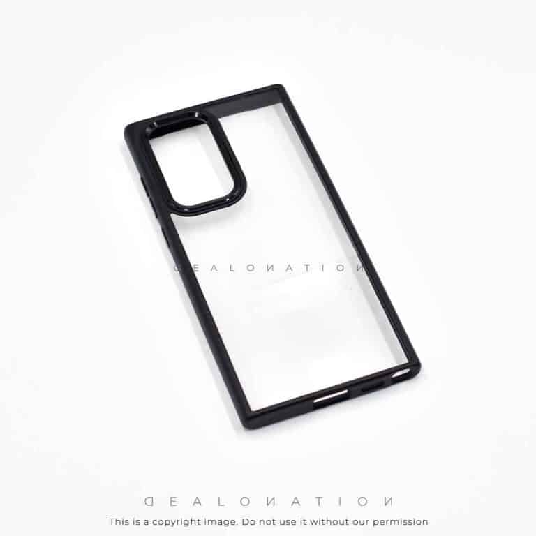 Galaxy Crystal Clear Metal Camera Frame Case