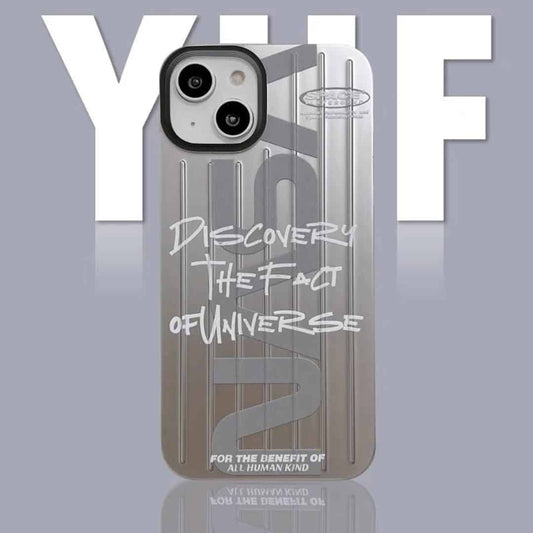 N A S A Silver Trolly Pattern Case