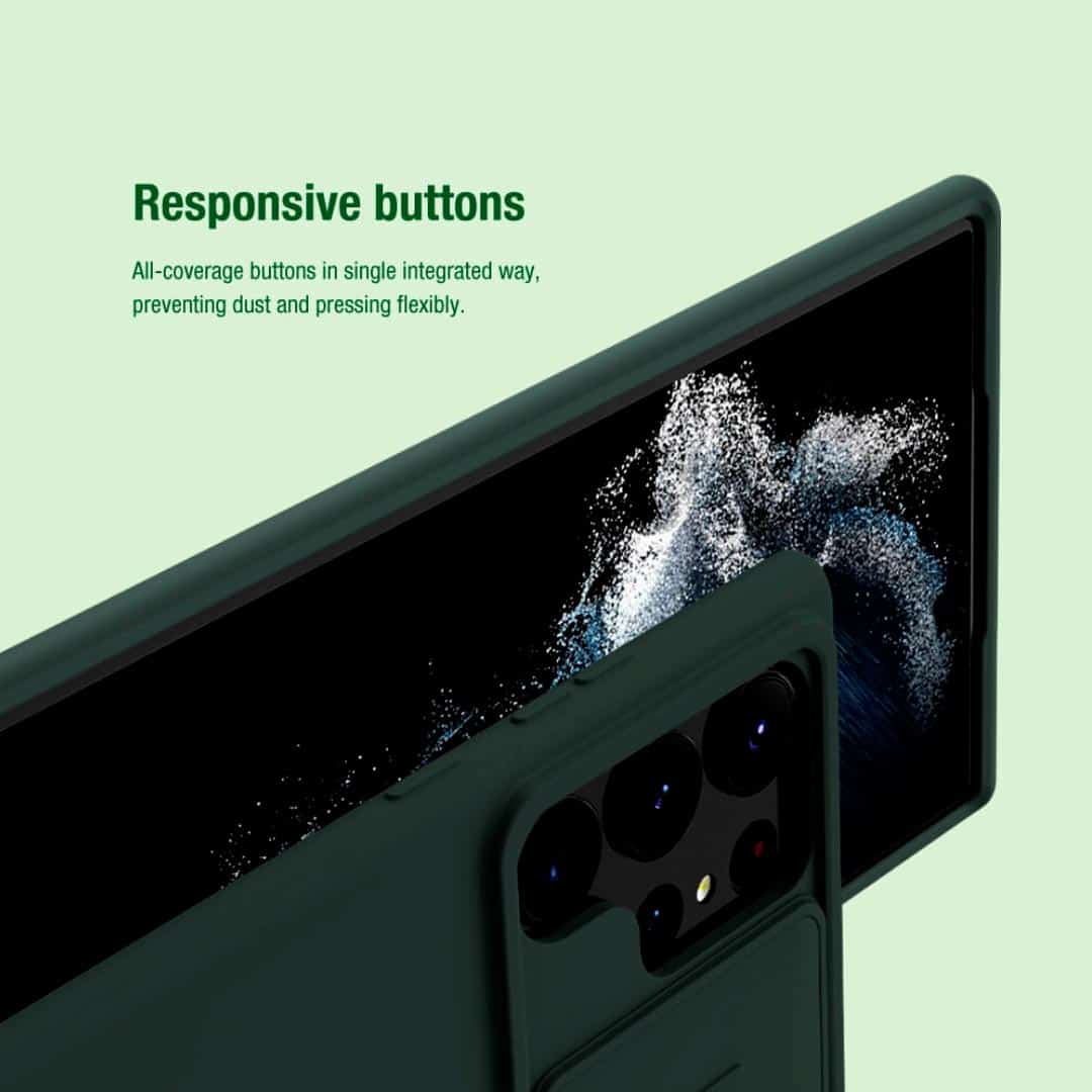 NILKIN Silky Silicon Cam Slider Case - S23 Ultra