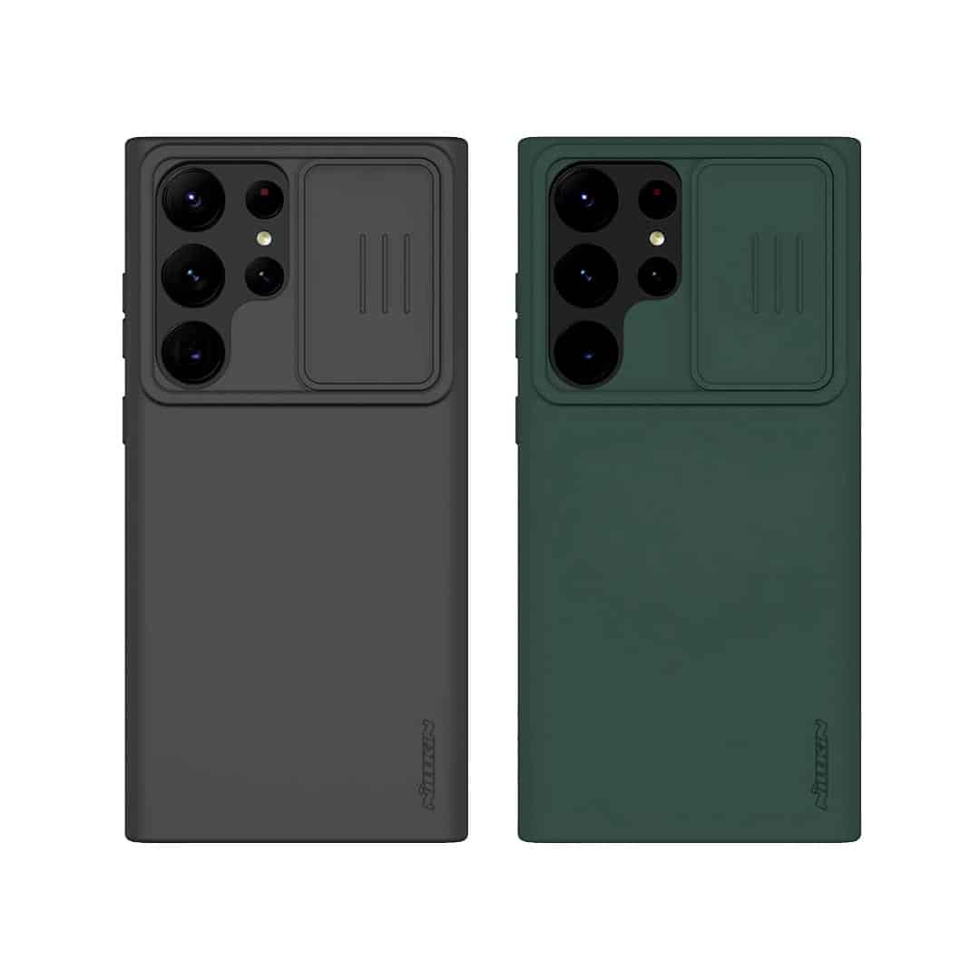 NILKIN Silky Silicon Cam Slider Case - S23 Ultra