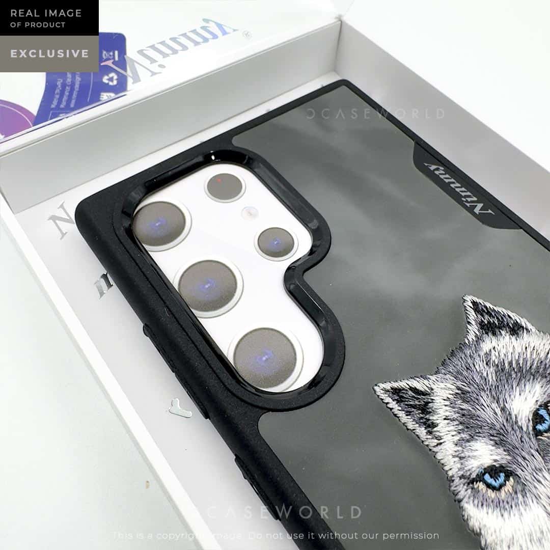 NIMMY Embroidered Original Wolf Design for Galaxy S24 Ultra