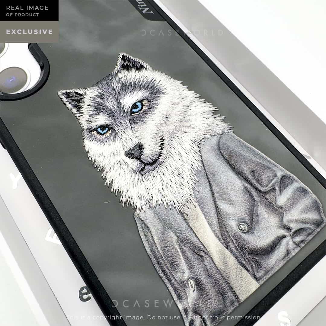 NIMMY Embroidered Original Wolf Design for Galaxy S24 Ultra