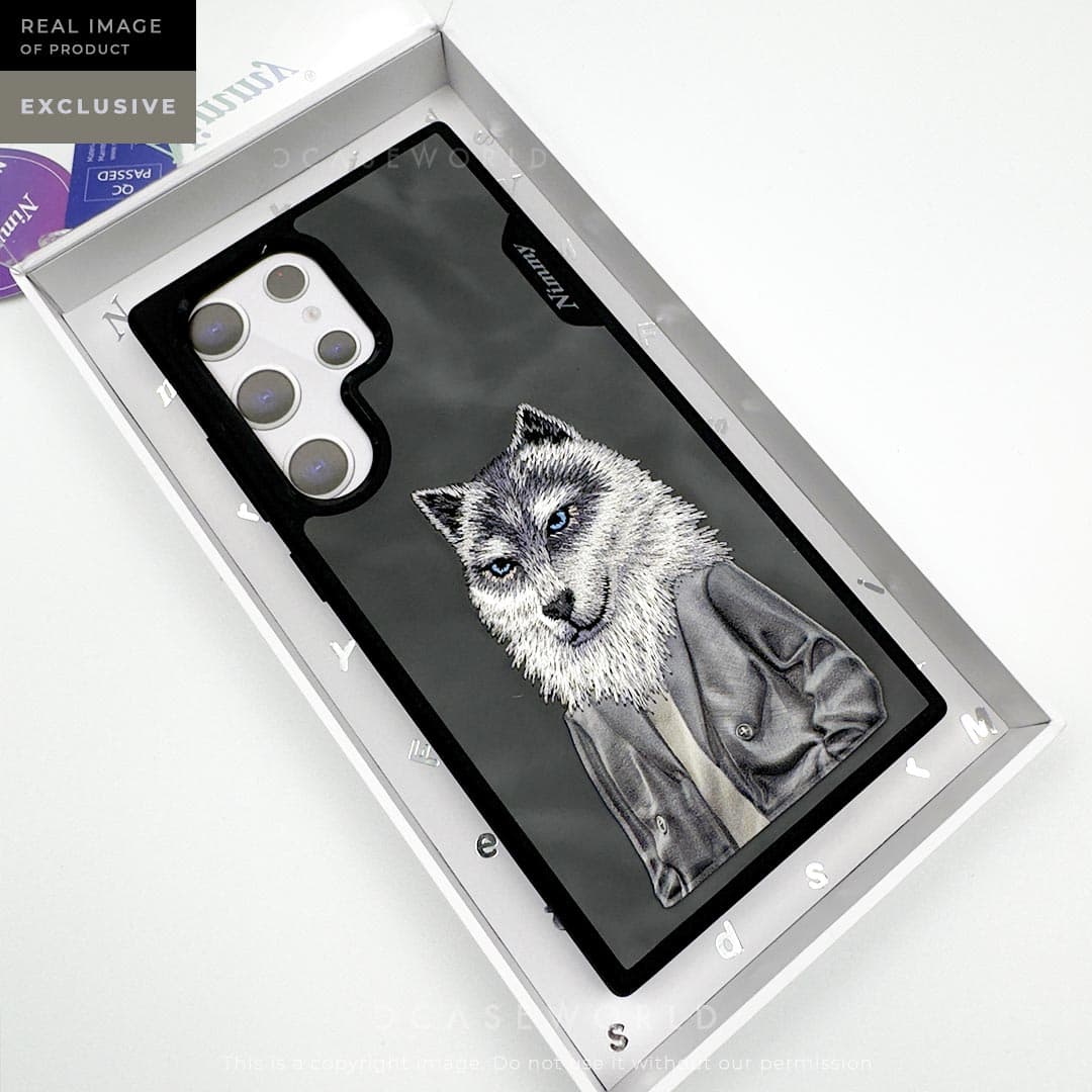NIMMY Embroidered Original Wolf Design for Galaxy S24 Ultra