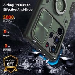 Nillkin CamShield Armor 360° Ring Back Case Galaxy S22 Ultra