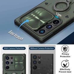 Nillkin CamShield Armor 360° Ring Back Case Galaxy S22 Ultra