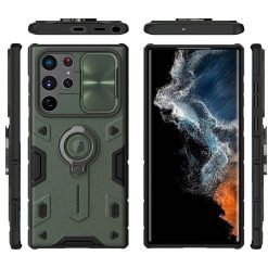 Nillkin CamShield Armor 360° Ring Back Case Galaxy S22 Ultra