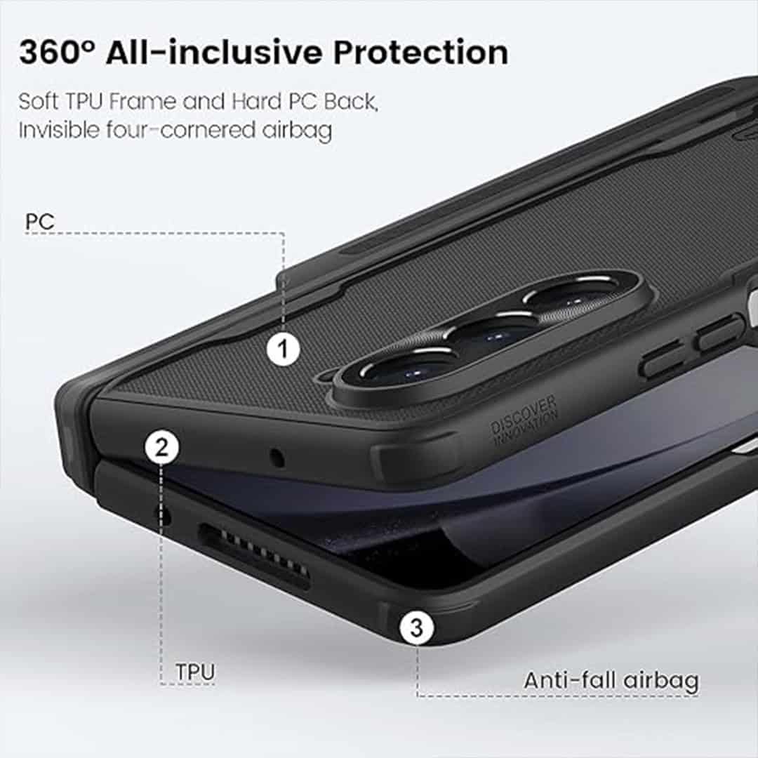 Nillkin Super Frosted Shield Matte Cover Case with S-Pen Holder for Samsung Galaxy Z Fold 6