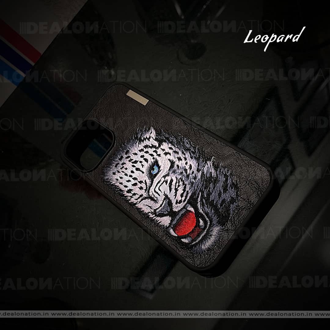 NIMMY 3D Embroidery Shell Leather Case