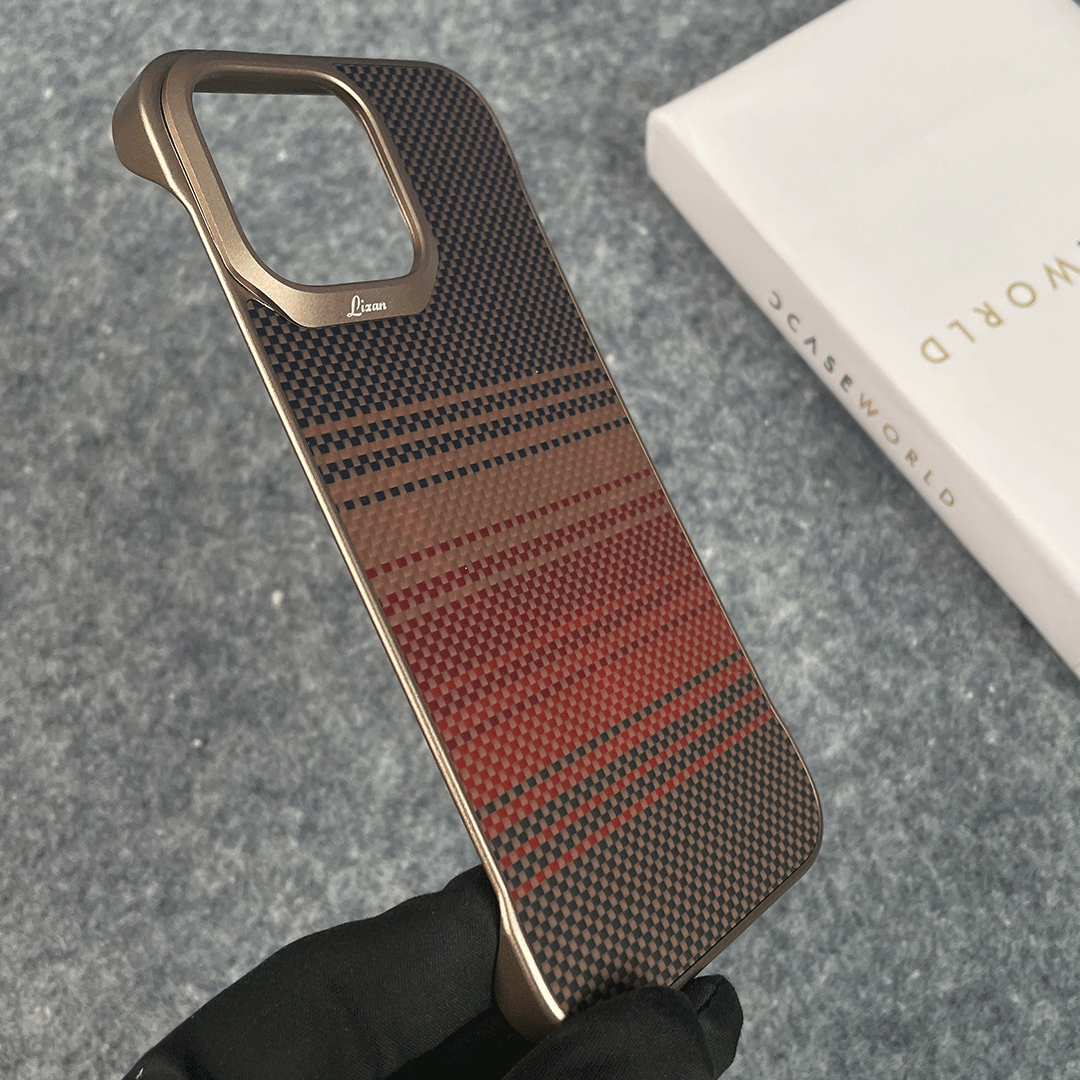 Noir Blaze Frameless Leather Case