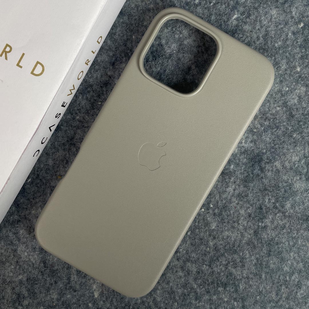 OG Leather Logo Case with MagSafe