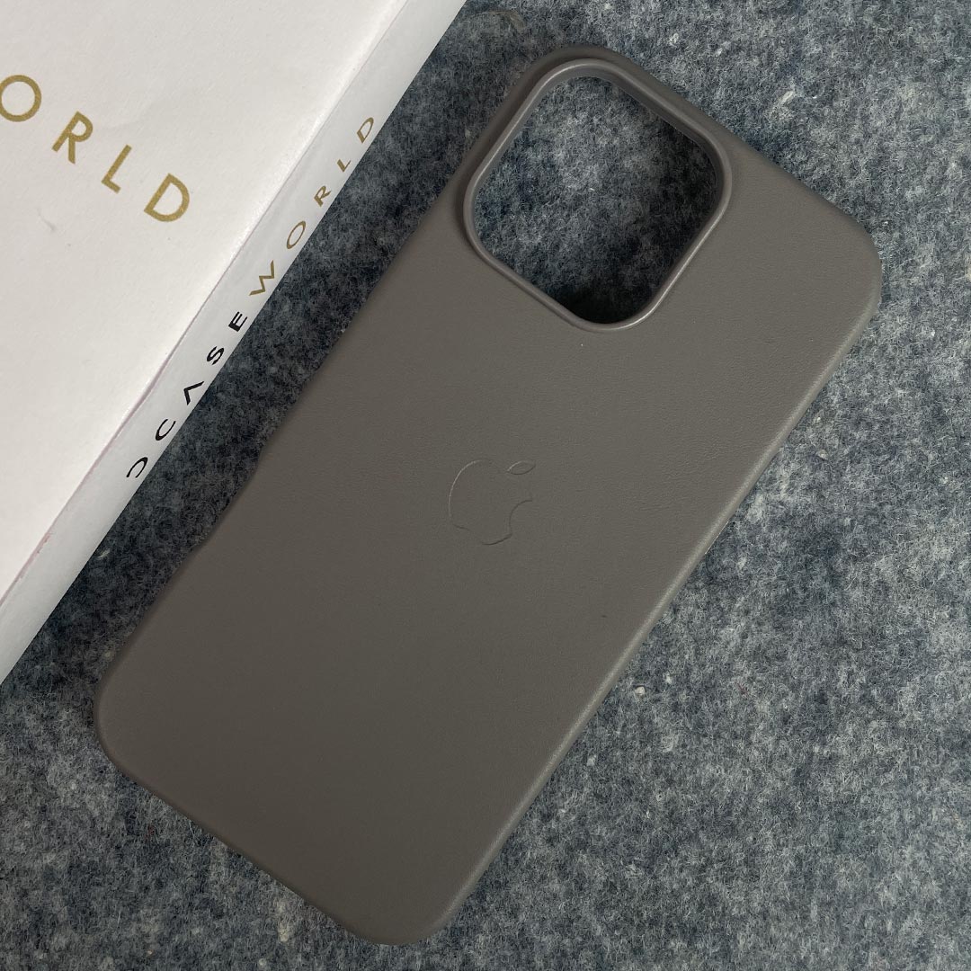 OG Leather Logo Case with MagSafe