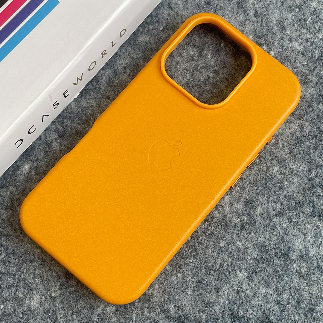 OG Leather Logo Case with MagSafe