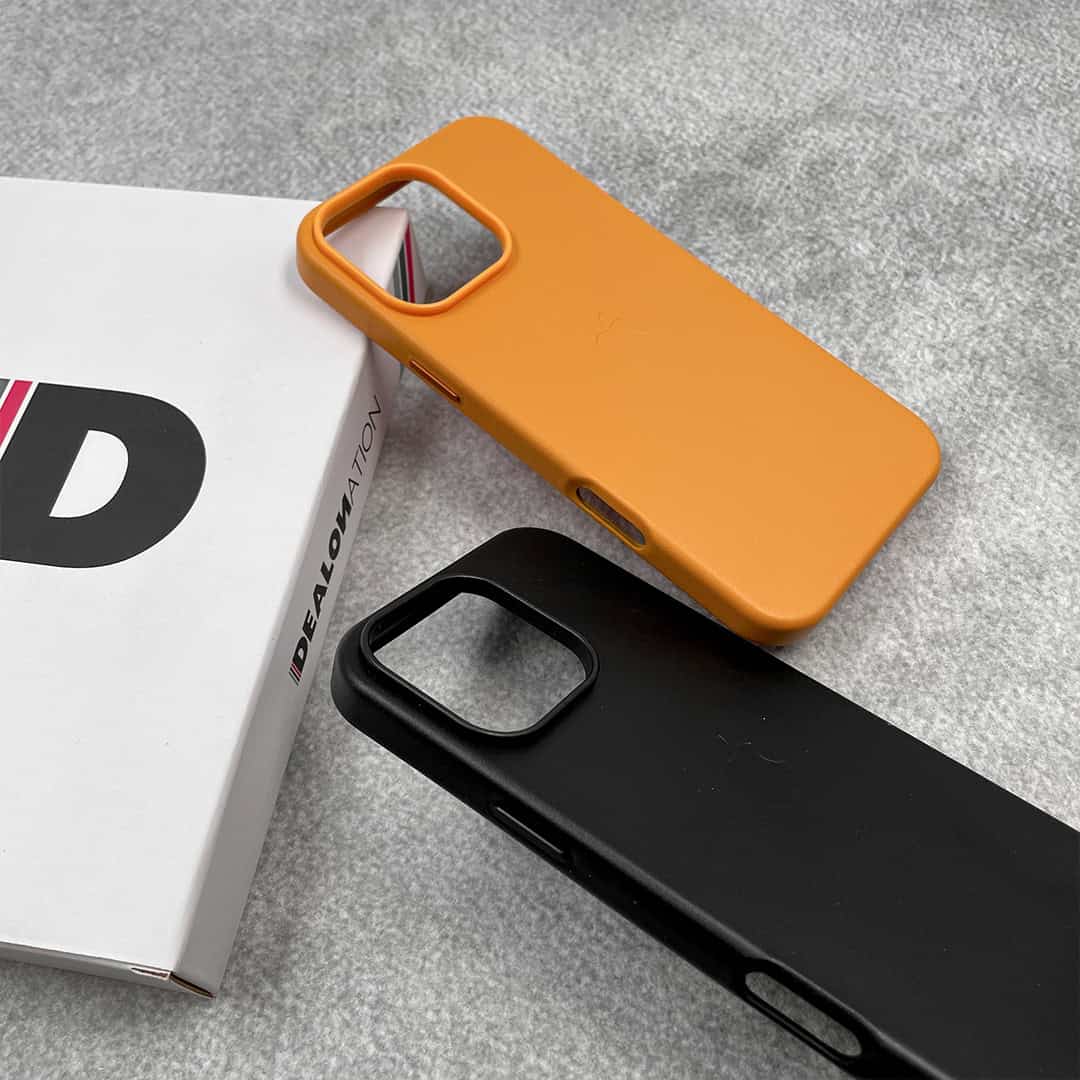 OG Leather Logo Case with MagSafe