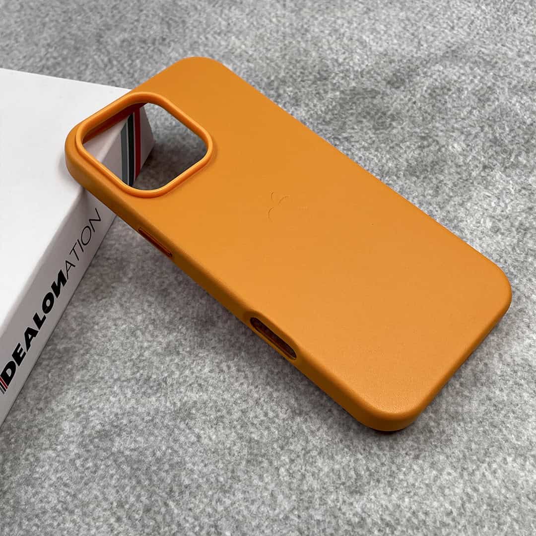 OG Leather Logo Case with MagSafe