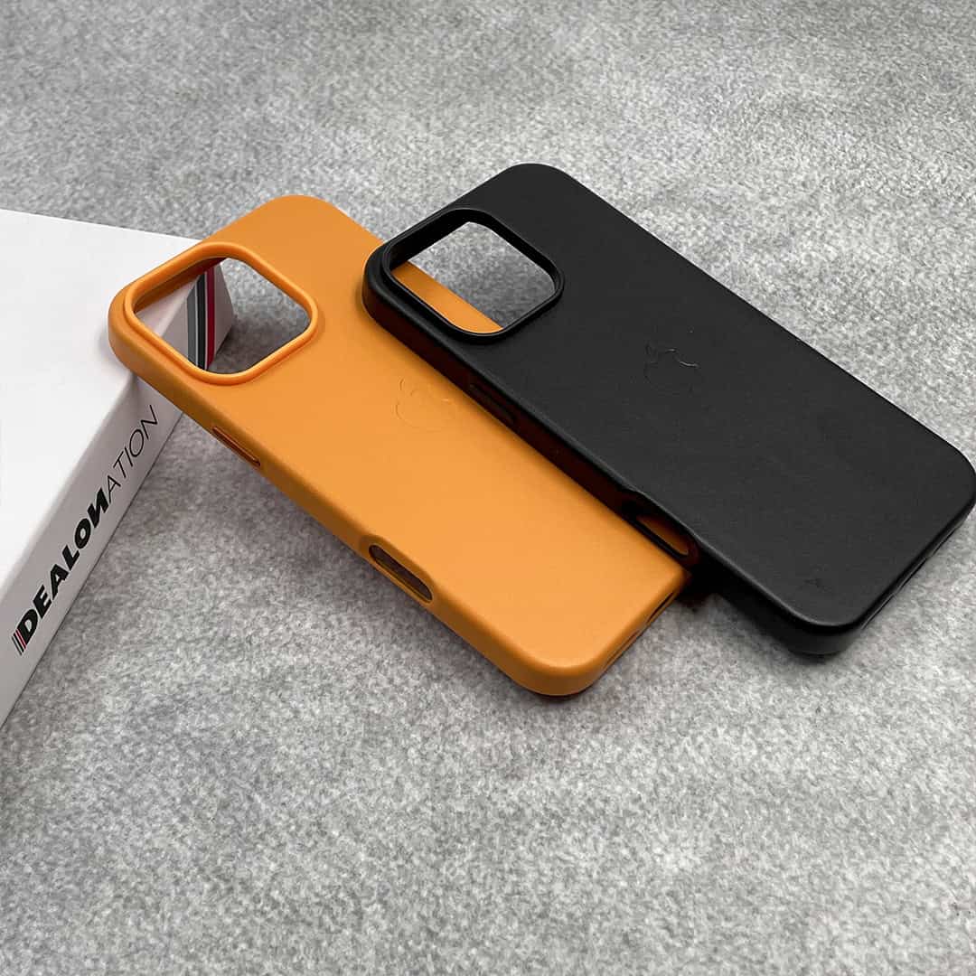 OG Leather Logo Case with MagSafe
