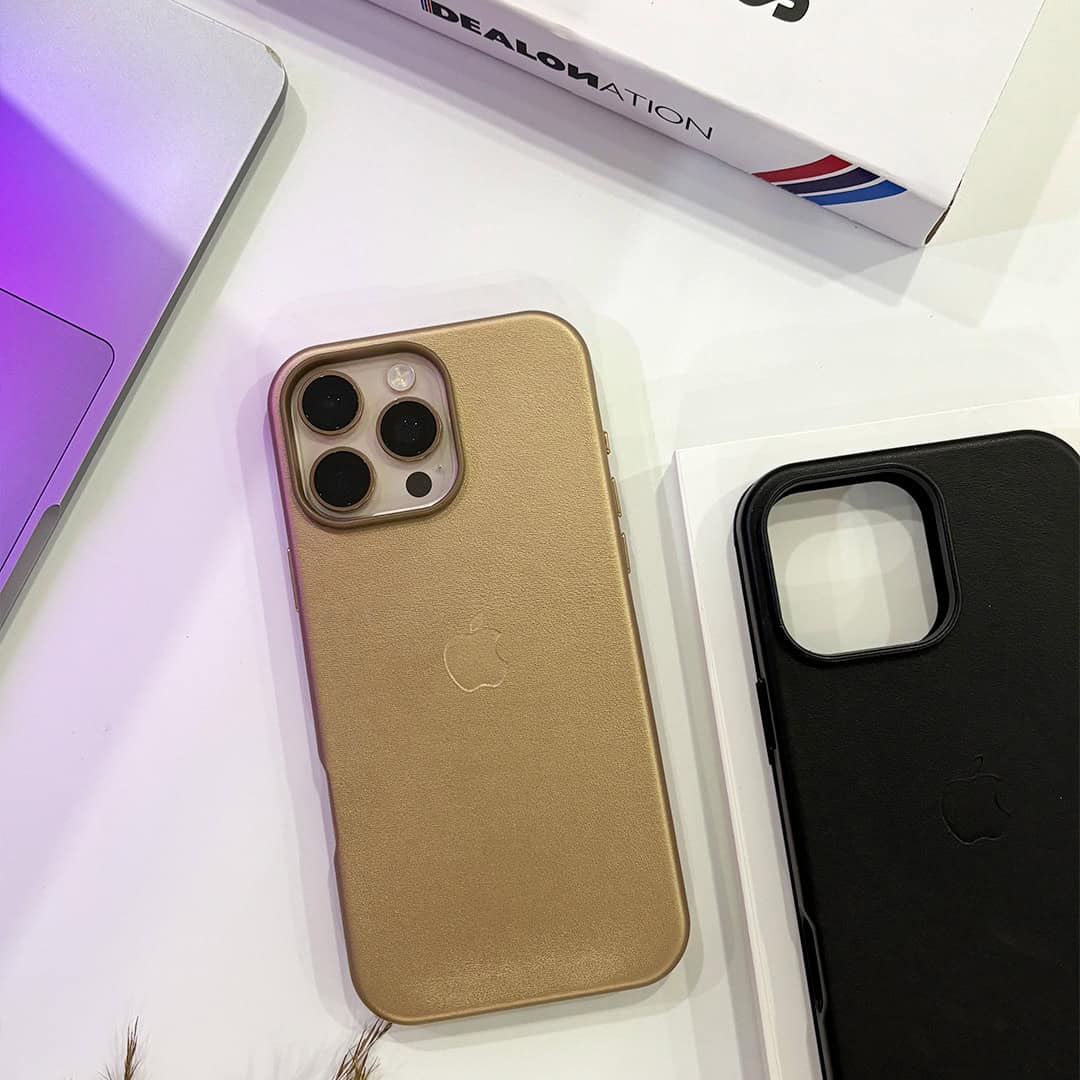 OG Leather Logo Case with MagSafe