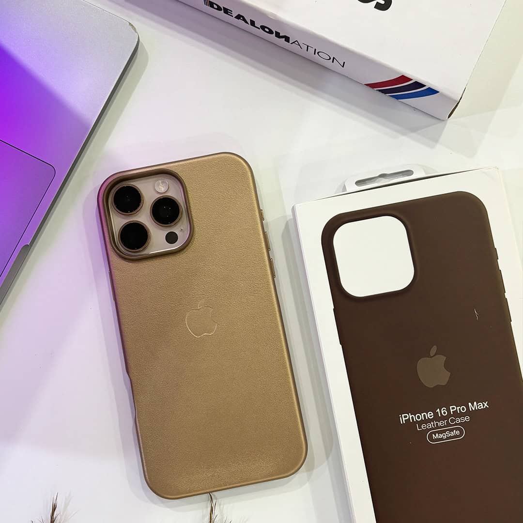 OG Leather Logo Case with MagSafe
