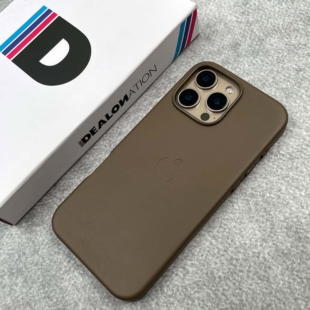 OG Leather Logo Case with MagSafe