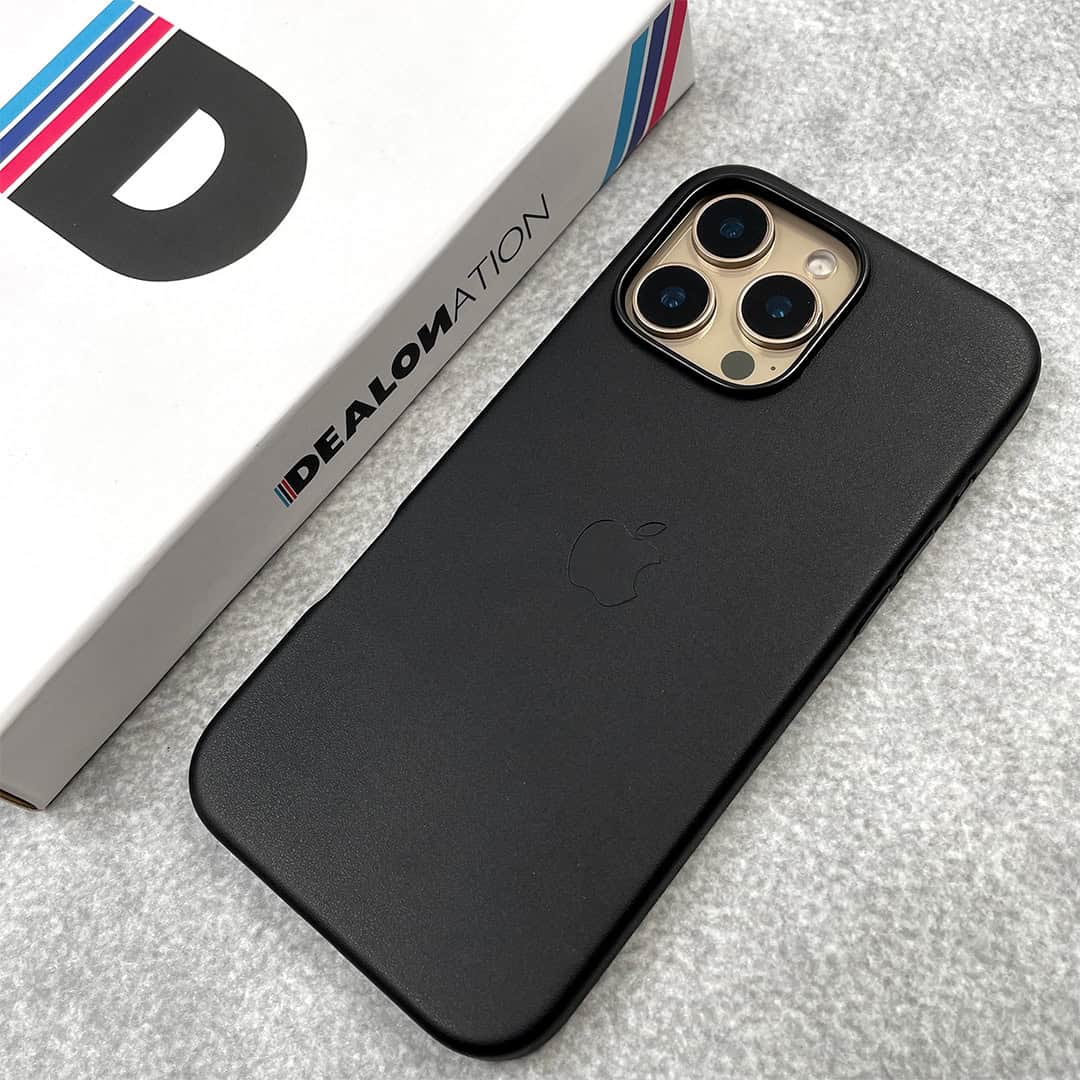 OG Leather Logo Case with MagSafe