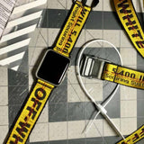 OFF-WHITE Pattern Fabric Apple Watch Strap 42-44MM
