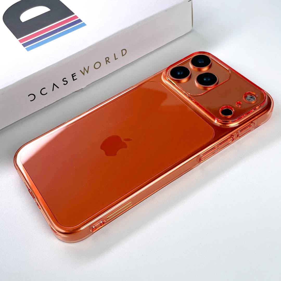 Candy Pop Orange Clear Case