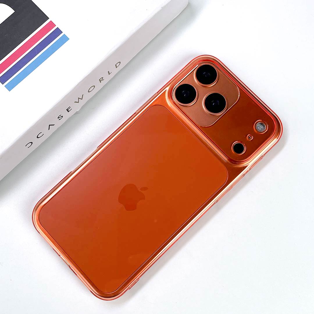 Candy Pop Orange Clear Case
