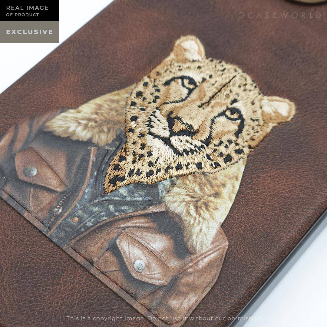 PULOKA Handmade Embroidered Tiger Case