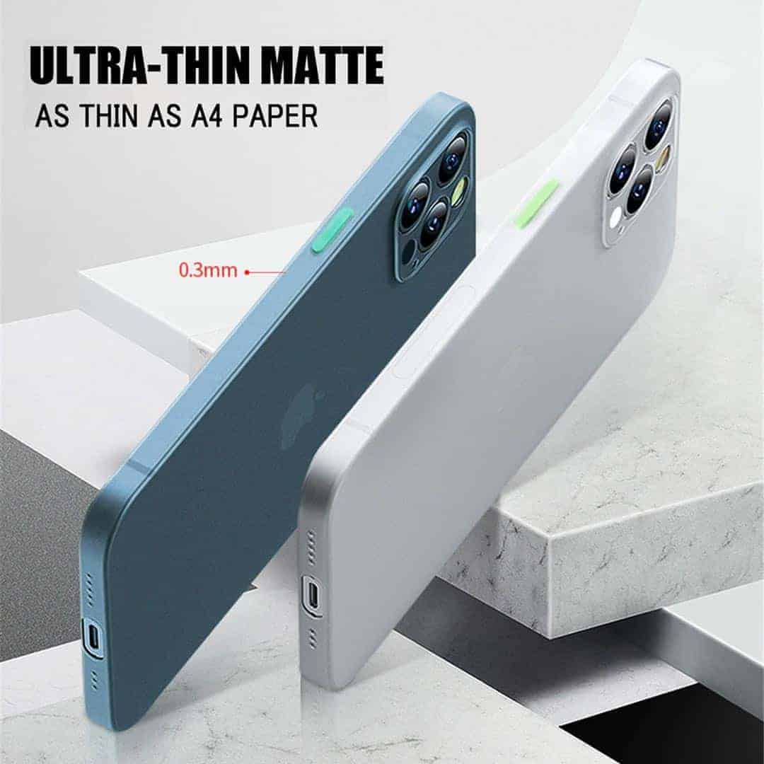 Luxury Ultra Thin Matte Case with Camera Protection