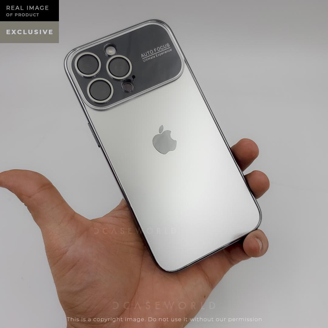 Premium Matte Case with Glossy Sides with Camera Lens - Titanium Grey