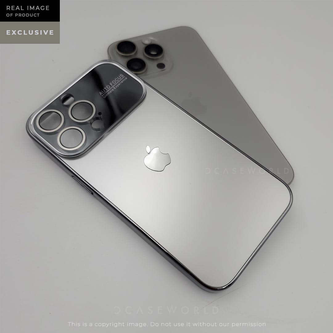 Premium Matte Case with Glossy Sides with Camera Lens - Titanium Grey