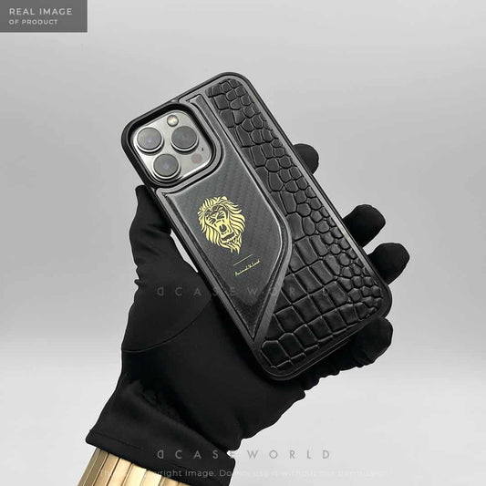 Premium Patent and Croco Pattern Leather Case