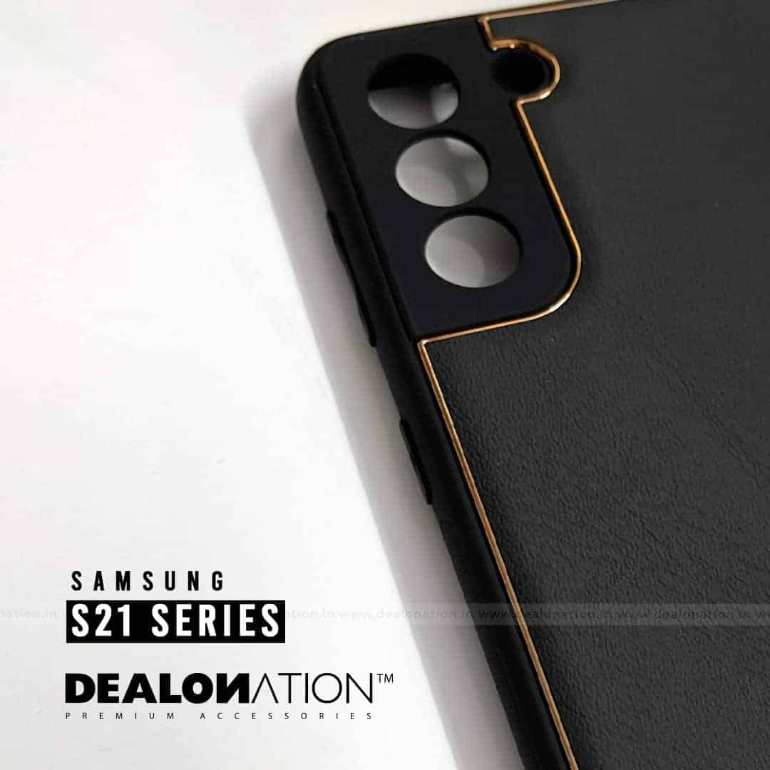 Premium Leather TPU Case with Camera Protection