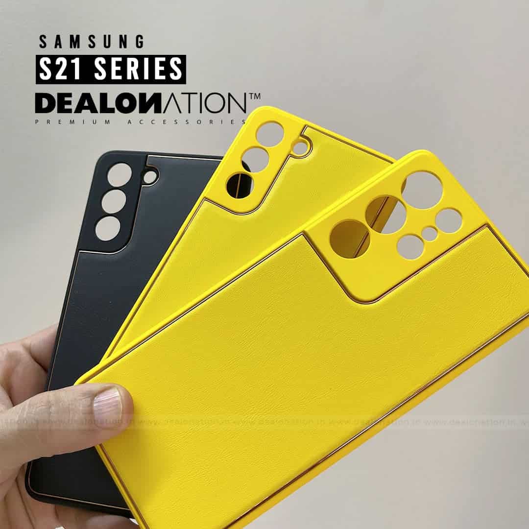 Premium Leather TPU Case with Camera Protection