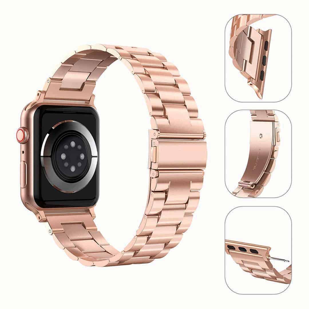Stainless Steel Bracelet Apple Watch Band (42-44-45-49MM)