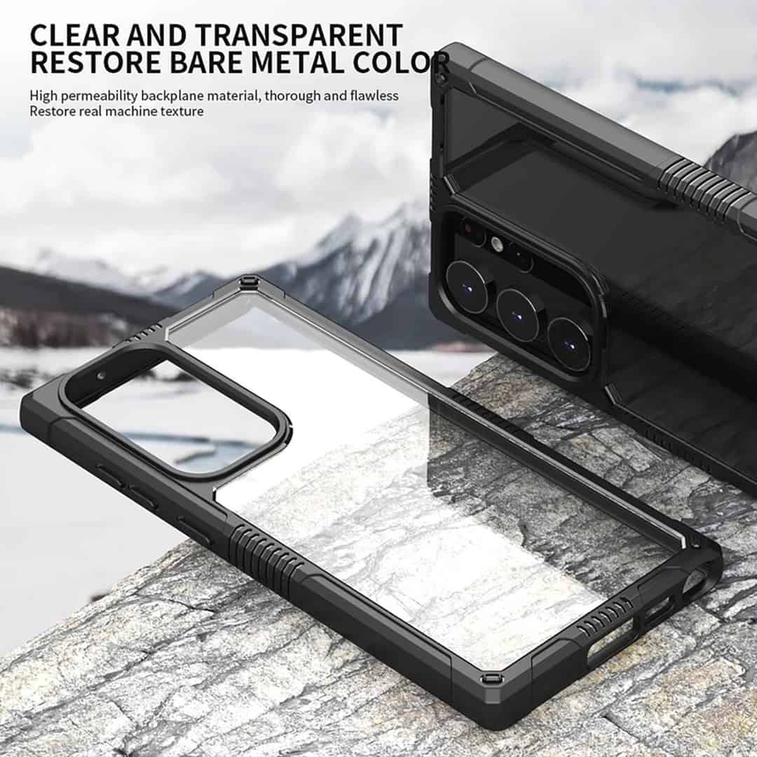 Rugged Drop Protection Clear Case – S23 Ultra