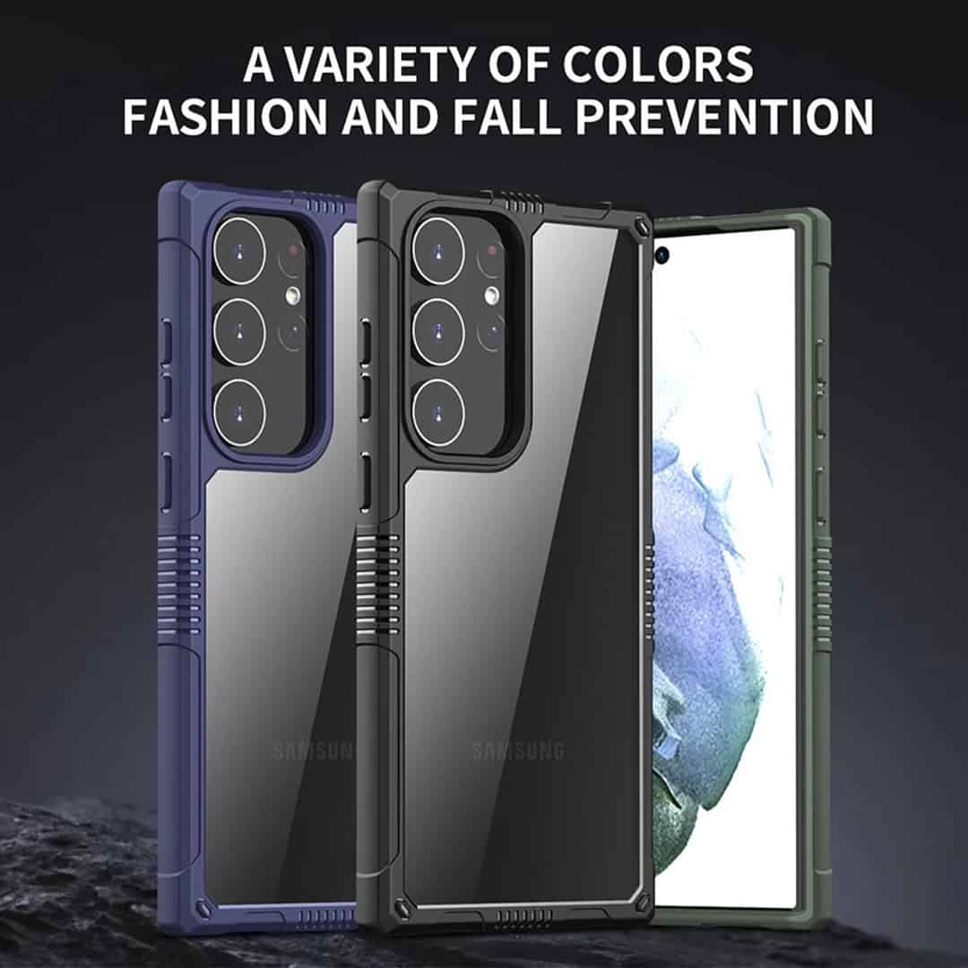 Rugged Drop Protection Clear Case – S23 Ultra