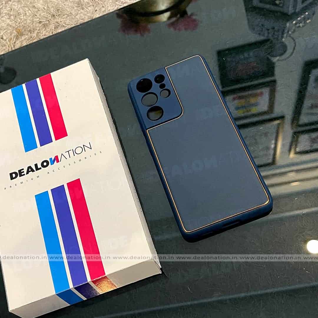 Premium Leather TPU Case with Camera Protection