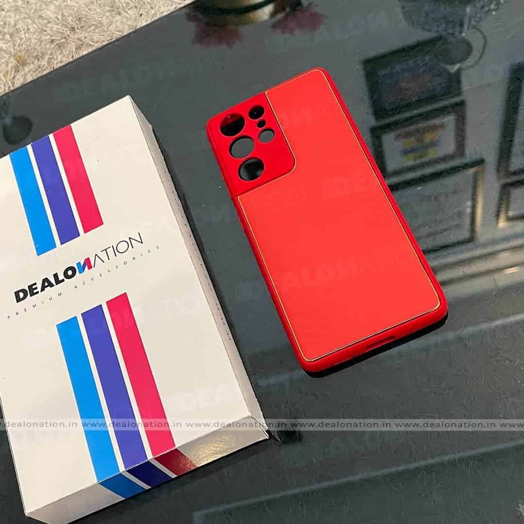 Premium Leather TPU Case with Camera Protection