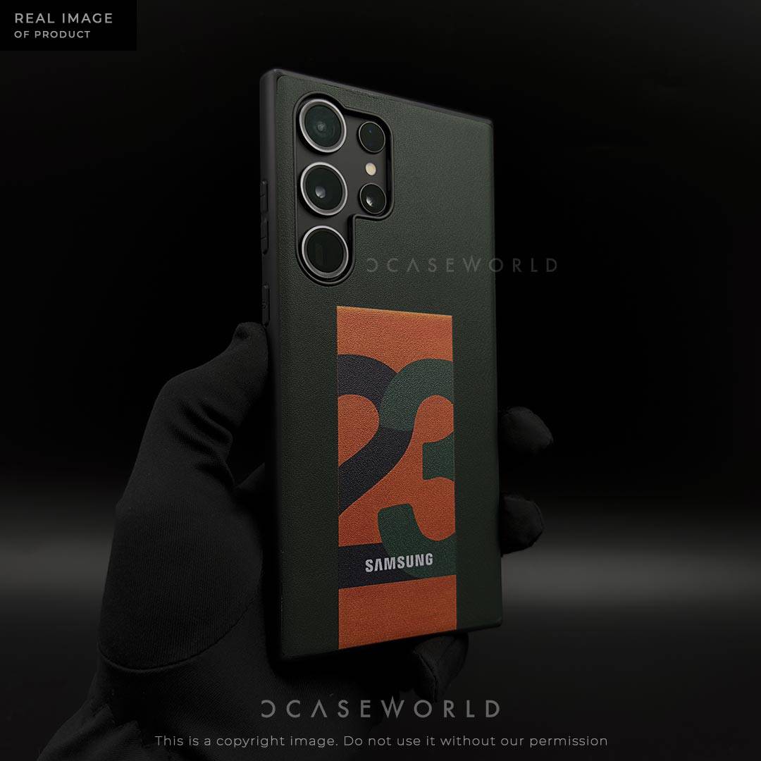 S23 Ultra Sleek Leather Case