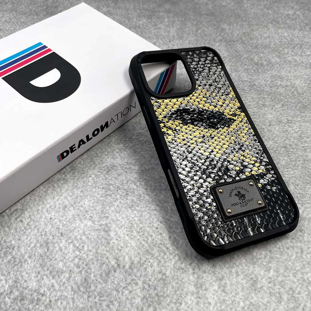 Santa Barbara Serpente Luxe Leather Case
