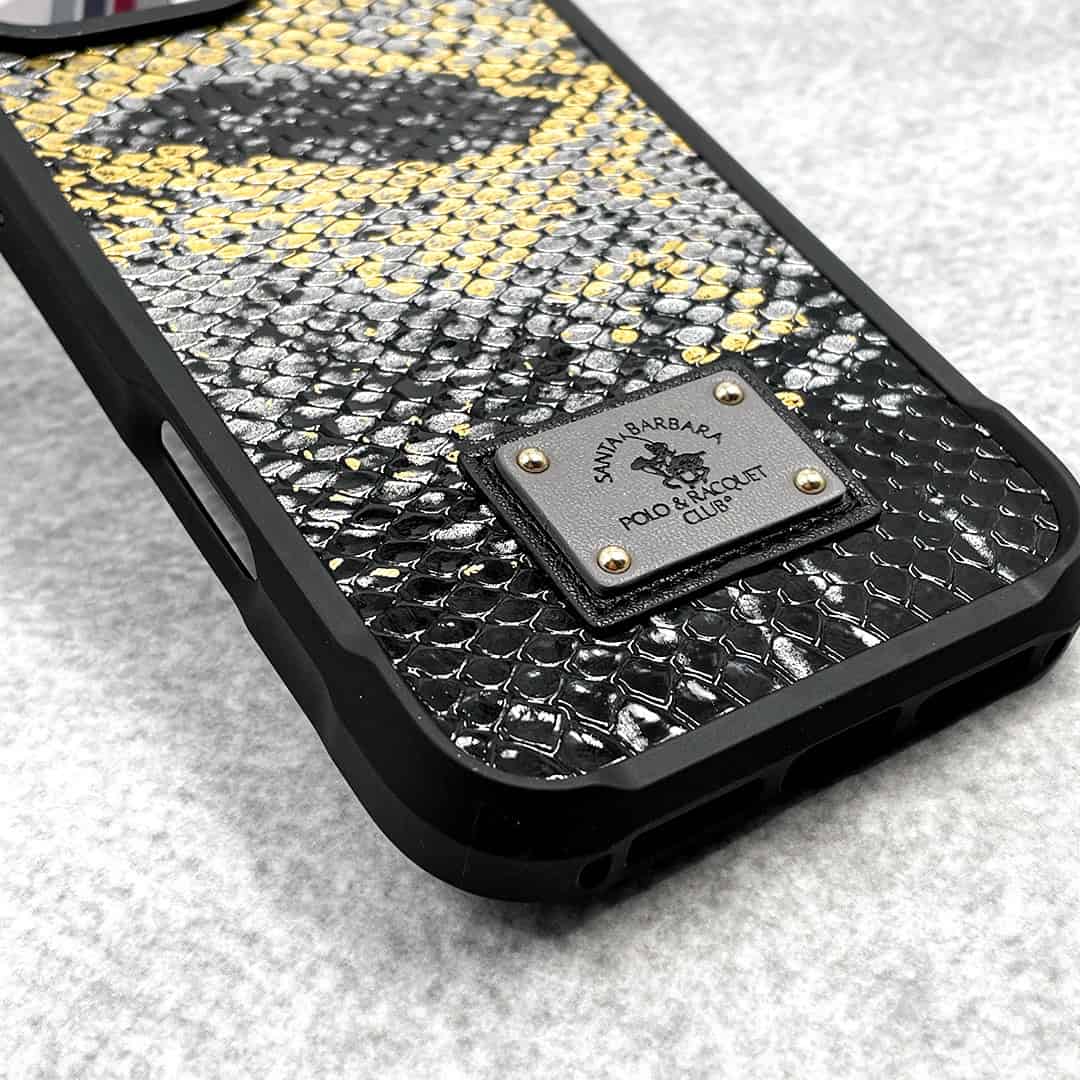 Santa Barbara Serpente Luxe Leather Case