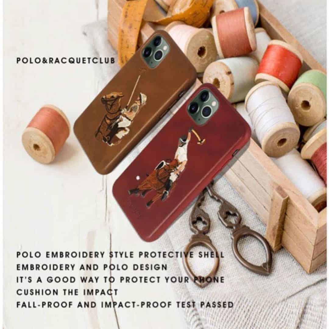 Jockey Stitched Genuine Leather Case for iPhone 11 Pro & Max