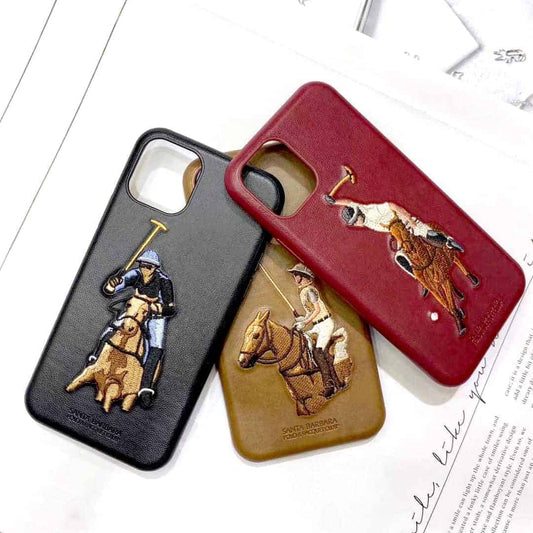 Jockey Stitched Genuine Leather Case for iPhone 11 Pro & Max