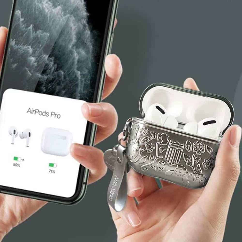 Santa Barbara TPU Electroplate Airpods Pro case